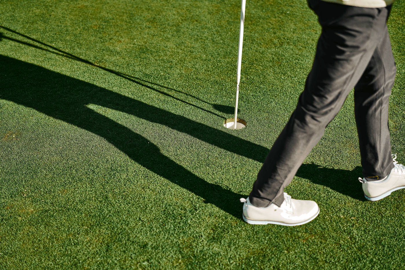 Golfer auf dem Grün