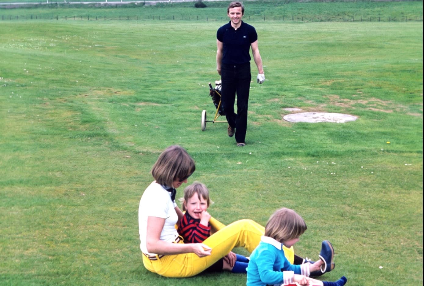 Vier Clubmeister auf einem Foto:
Familie Heinke, 1972